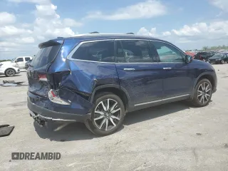 2022 Honda Pilot Touring 7-Passenger with VIN 5FNYF5H64NB017528, listed as a Copart auction lot 65406285 with 64,652 mi miles and Salvage title. Bid and sale history available at DreamBid. Image 3.