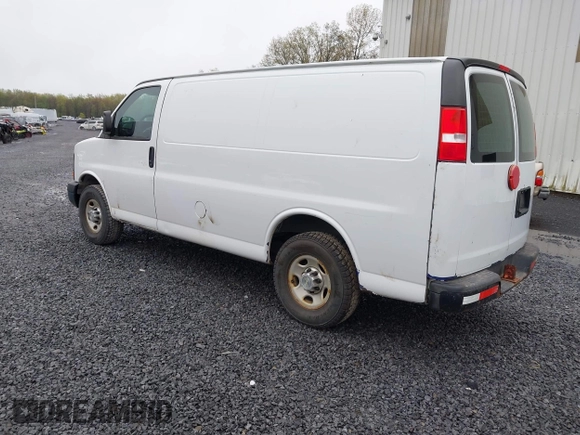 2013 Chevrolet Express Cargo with VIN 1GCWGFCA1D1162572, listed as a IAAI auction lot 42095786 with 242,248 mi miles and . Bid and sale history available at DreamBid. Image 3.