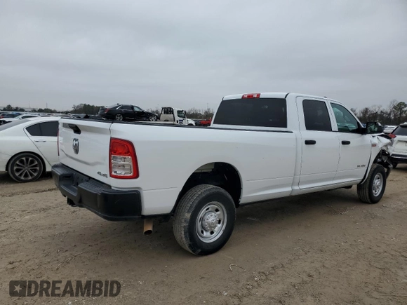 2021 Ram 2500 Tradesman with VIN 3C6UR5HJ1MG582118, listed as a Copart auction lot 43157435 with 43,212 mi miles and Salvage title. Bid and sale history available at DreamBid. Image 4.