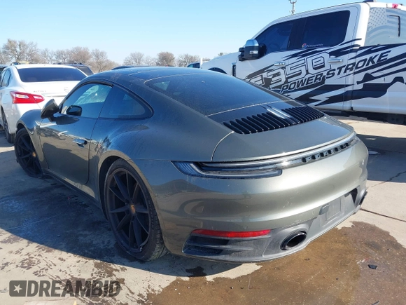 2024 Porsche 911 Carrera S with VIN WP0AB2A91RS219543, listed as a IAAI auction lot 41646404 with 2,644 mi miles. Bid and sale history available at carsss.com. Image 3.