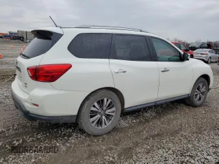 2017 Nissan Pathfinder S z VIN 5N1DR2MM1HC674583, wystawiony jako Copart lot #51873795 z przebiegiem 128 539 mil mil oraz Czysty tytuł • Clean title. Historia ofert i sprzedaży dostępna na DreamBid. Obrazek 3.