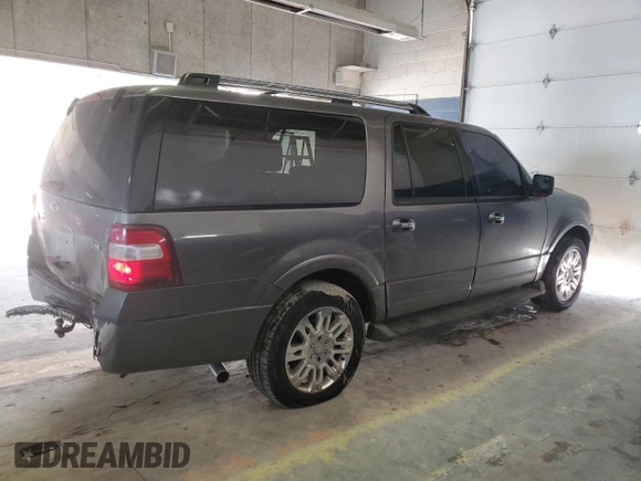 2012 Ford Expedition EL Limited with VIN 1FMJK1K51CEF52137, listed as a Copart auction lot 89008805 with 148,650 mi miles and Salvage Title. Bid and sale history available at carsss.com. Image 3.