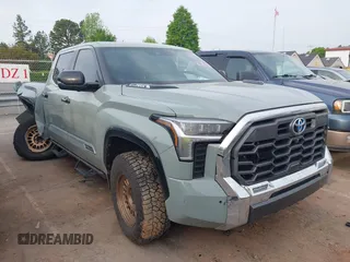 2024 Toyota Tundra 1794 Edition with VIN 5TFMC5DB8RX041191, listed as a IAAI auction lot 42031149 with 58,562 mi miles and . Bid and sale history available at DreamBid. Image 1.