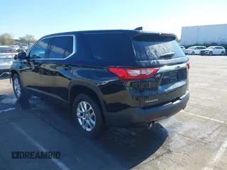 2020 Chevrolet Traverse LS with VIN 1GNERFKW7LJ207118, listed as a IAAI auction lot 41883048 with 87,506 mi miles. Bid and sale history available at carsss.com. Image 3.