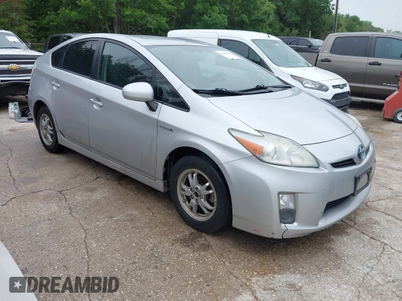 2011 Toyota Prius I with VIN JTDKN3DU6B0259779, listed as a IAAI auction lot 42164475 with 207,243 mi miles. Bid and sale history available at carsss.com. Image 1.