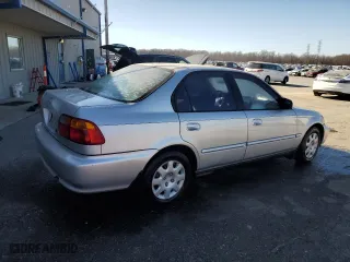 2000 Honda Civic VP with VIN 2HGEJ6614YH536447, listed as a Copart auction lot 46506085 with 302,724 mi miles and Salvage Title. Bid and sale history available at carsss.com. Image 3.