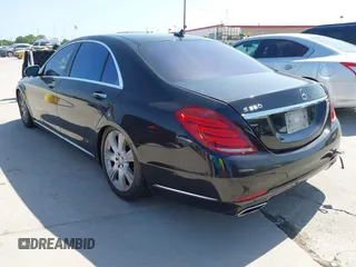 2014 Mercedes-Benz S-Class S 550 with VIN WDDUG8CB9EA009280, listed as a IAAI auction lot 42001730 with 217,213 mi miles. Bid and sale history available at carsss.com. Image 3.