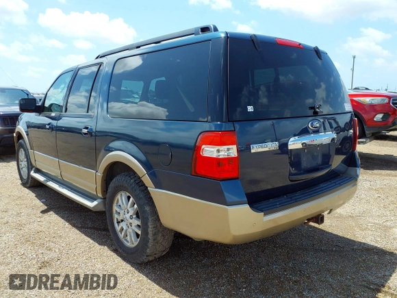 2013 Ford Expedition Max XLT with VIN 1FMJK1H50DEF02662, listed as a IAAI auction lot 42442497 with 203,886 mi miles and . Bid and sale history available at DreamBid. Image 3.
