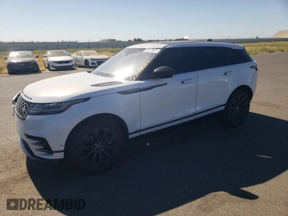 2018 Land Rover Range Rover Velar R-Dynamic SE with VIN SALYL2RX7JA710295, listed as a Copart auction lot 59173443 with 34,492 mi miles. Bid and sale history available at carsss.com. Image 1.
