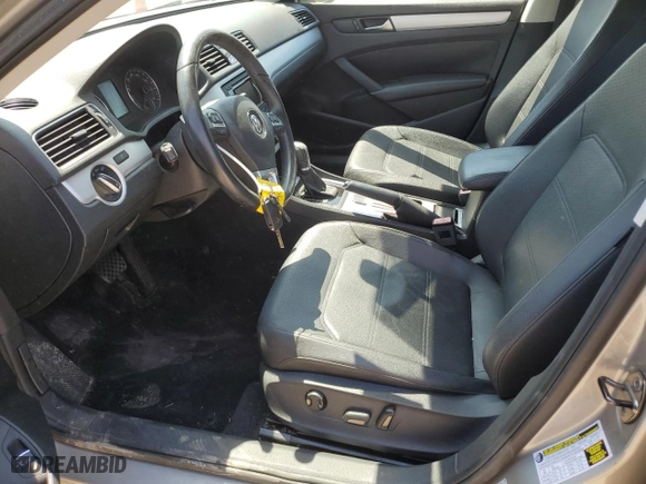 2012 Volkswagen Passat SE with VIN 1VWBH7A39CC013560, listed as a Copart auction lot 52981805 with 107,997 mi miles and Salvage Title. Bid and sale history available at carsss.com. Image 7.