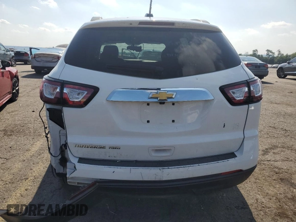2017 Chevrolet Traverse LS with VIN 1GNKVFKD4HJ349379, listed as a Copart auction lot 64386315 with 383,272 mi miles and Salvage title. Bid and sale history available at DreamBid. Image 6.