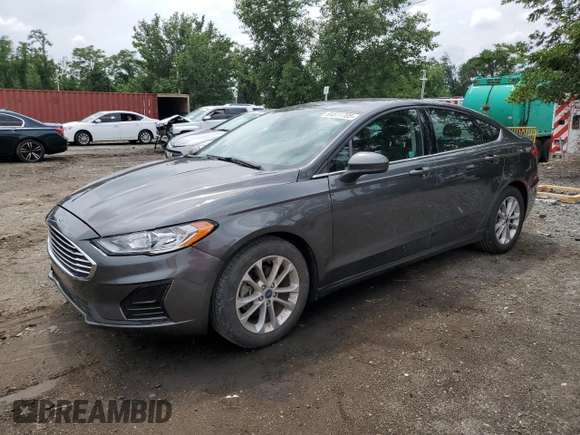 2020 Ford Fusion SE with VIN 3FA6P0HD9LR165097, listed as a Copart auction lot 64511705 with 44,336 mi miles and Salvage title. Bid and sale history available at DreamBid. Image 1.