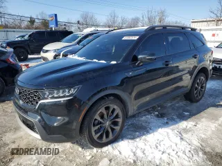 2021 Kia Sorento EX with VIN 5XYRHDLF8MG065220, listed as a Copart auction lot 87382574 with 80,516 mi miles and Salvage Title. Bid and sale history available at carsss.com. Image 1.