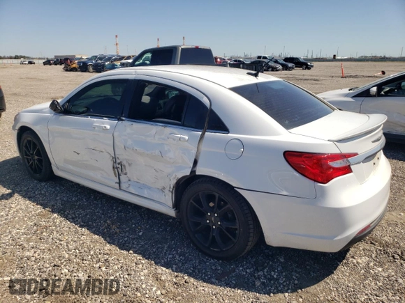 2013 Chrysler 200 Limited with VIN 1C3CCBCG7DN719221, listed as a Copart auction lot 48366425 with 186,274 mi miles and Salvage Title. Bid and sale history available at carsss.com. Image 2.