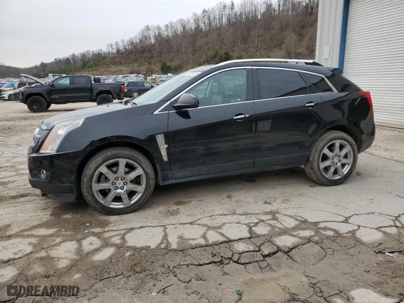 2012 Cadillac SRX Premium Collection with VIN 3GYFNFE37CS583580, listed as a Copart auction lot 48160185 with 125,452 mi miles and Salvage Title. Bid and sale history available at carsss.com. Image 1.