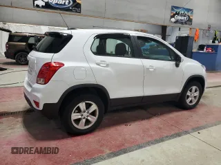 2018 Chevrolet Trax LS with VIN KL7CJNSB8JB603626, listed as a Copart auction lot 55661185 with 46,483 mi miles and Salvage Title. Bid and sale history available at carsss.com. Image 3.