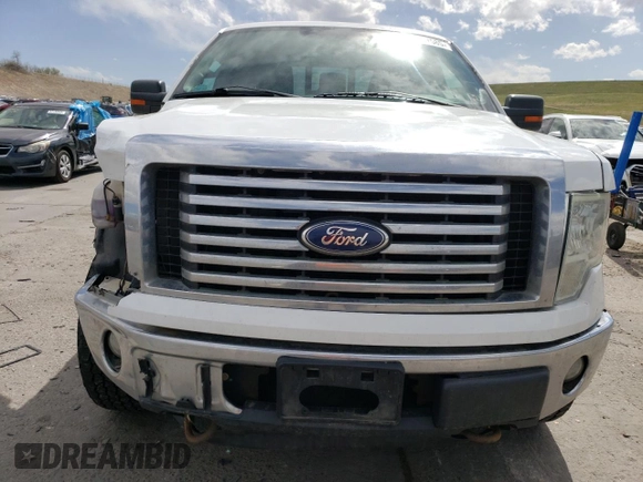 2012 Ford F-150 XL with VIN 1FTFX1EF8CFA01181, listed as a Copart auction lot 53817585 with 186,548 mi miles and Salvage Title. Bid and sale history available at carsss.com. Image 5.