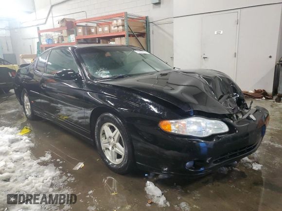 2004 Chevrolet Monte Carlo SS with VIN 2G1WX15K049379138, listed as a Copart auction lot 50888185 with 206,013 mi miles and Non Repairable. Bid and sale history available at carsss.com. Image 4.