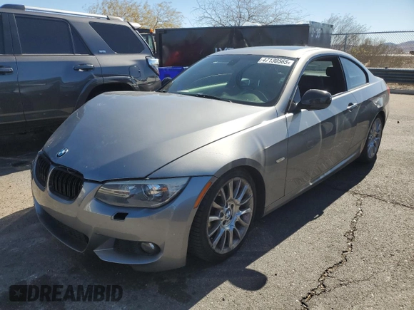 2012 BMW 3 Series 328i with VIN WBAKE5C52CE755802, listed as a Copart auction lot 47130565 with 62,869 mi miles and Salvage Title. Bid and sale history available at carsss.com. Image 1.