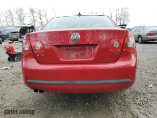 2006 Volkswagen Jetta Sedan 1.9L TDI with VIN 3VWDT71K06M015506, listed as a Copart auction lot 52620275 with 74,547 mi miles and Salvage Title. Bid and sale history available at carsss.com. Image 6.