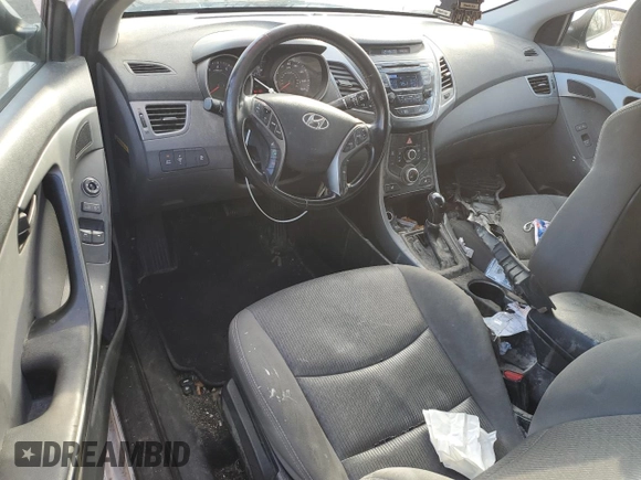 2014 Hyundai Elantra Coupe with VIN KMHDH6AHXEU029129, listed as a Copart auction lot 79674194 with 124,274 mi miles and Salvage Title. Bid and sale history available at carsss.com. Image 8.