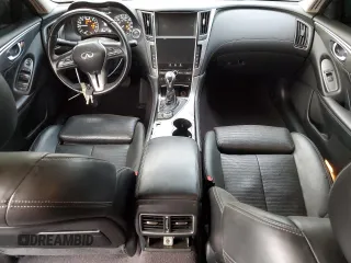 2018 Infiniti Q50 Sport with VIN JN1EV7AP5JM359885, listed as a Copart auction lot 49888835 with 121,198 mi miles and Salvage Title. Bid and sale history available at carsss.com. Image 8.