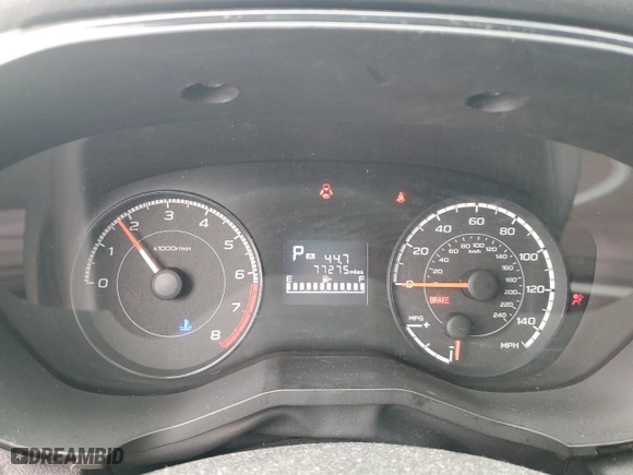 2019 Subaru Impreza with VIN 4S3GKAA6XK3619126, listed as a Copart auction lot 50822385 with 77,375 mi miles and Salvage Title. Bid and sale history available at carsss.com. Image 9.