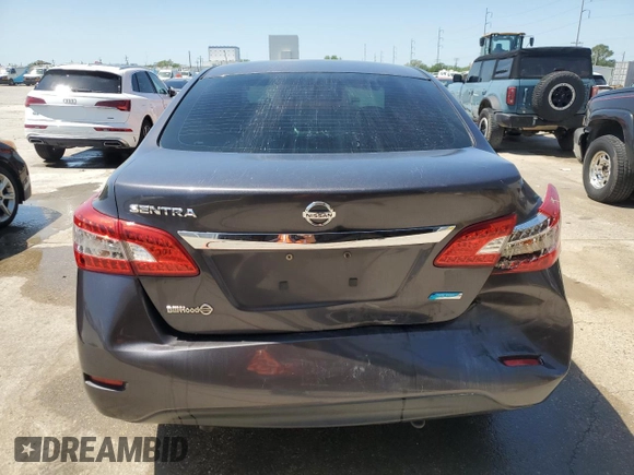 2014 Nissan Sentra SV with VIN 3N1AB7AP0EY216899, listed as a Copart auction lot 52231365 with 191,453 mi miles and Salvage Title. Bid and sale history available at DreamBid. Image 6.