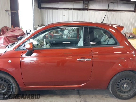2014 FIAT 500 Pop with VIN 3C3CFFAR7ET283040, listed as a IAAI auction lot 41851762 with 50,260 mi miles. Bid and sale history available at carsss.com. Image 14.