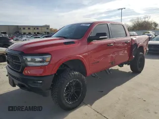 2022 Ram 1500 Lone Star z VIN 1C6SRFFT9NN243634, wystawiony jako Copart lot #84710634 z przebiegiem 43 806 mil mil oraz Szkoda całkowita • Salvage title. Historia ofert i sprzedaży dostępna na DreamBid. Obrazek 1.