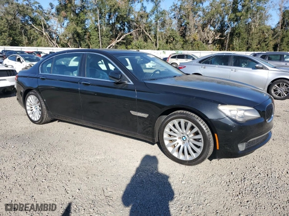2012 BMW 7 Series 750Li with VIN WBAKB8C55CC965333, listed as a Copart auction lot 84319504 with 80,042 mi miles and Non Repairable. Bid and sale history available at carsss.com. Image 4.