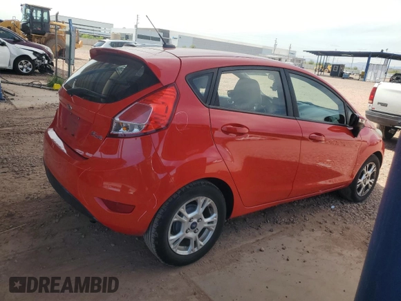 2014 Ford Fiesta SE with VIN 3FADP4EJ4EM212240, listed as a Copart auction lot 54534725 with 104,650 mi miles and Salvage Title. Bid and sale history available at DreamBid. Image 3.