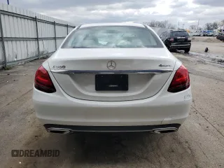 2021 Mercedes-Benz C 300 with VIN W1KWF8EBXMR629550, listed as a Copart auction lot 52922455 with 54,660 mi miles and Clean Title. Bid and sale history available at carsss.com. Image 6.