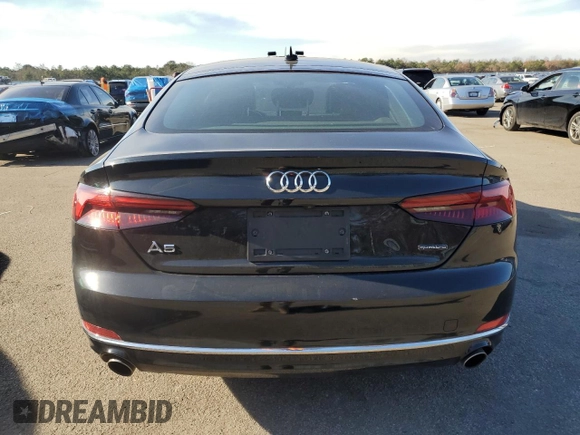 2019 Audi A5 Sportback Premium with VIN WAUANCF55KA008244, listed as a Copart auction lot 78382133 with 84,649 mi miles. Bid and sale history available at carsss.com. Image 6.