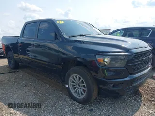 2023 Ram 1500 Big Horn with VIN 1C6SRFMT5PN541779, listed as a IAAI auction lot 42664332 with 21,067 mi miles and . Bid and sale history available at DreamBid. Image 1.