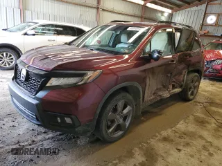 2019 Honda Passport Touring z VIN 5FNYF8H90KB002600, wystawiony jako Copart lot #46646945 z przebiegiem 100 618 mil mil oraz Szkoda całkowita • Salvage title. Historia ofert i sprzedaży dostępna na DreamBid. Obrazek 1.