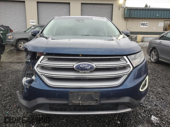 2017 Ford Edge Titanium with VIN 2FMPK4K93HBB38116, listed as a Copart auction lot 45160125 with 64,491 mi miles and Salvage Title. Bid and sale history available at carsss.com. Image 5.
