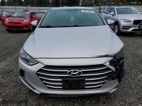 2017 Hyundai Elantra SE with VIN 5NPD84LF6HH210859, listed as a Copart auction lot 50813935 with 81,486 mi miles and Salvage Title. Bid and sale history available at carsss.com. Image 5.
