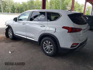 2019 Hyundai Santa Fe SE with VIN 5NMS2CAD2KH116731, listed as a IAAI auction lot 42689306 with 55,213 mi miles and . Bid and sale history available at DreamBid. Image 3.