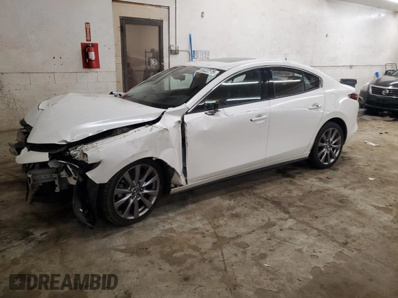 2019 Mazda 3 Premium with VIN JM1BPBEM3K1139631, listed as a Copart auction lot 89320175 with 83,029 mi miles and Non Repairable. Bid and sale history available at DreamBid. Image 1.