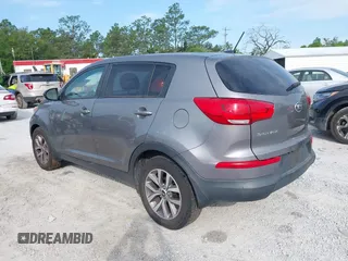 2016 Kia Sportage LX with VIN KNDPB3AC9G7846454, listed as a IAAI auction lot 42093337 with 143,513 mi miles. Bid and sale history available at carsss.com. Image 3.