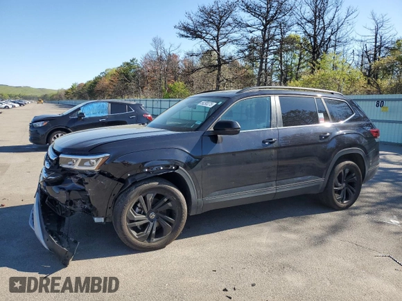 2023 Volkswagen Atlas SE with VIN 1V2KR2CA3PC521929, listed as a Copart auction lot 56293275 with 18,694 mi miles and Salvage title. Bid and sale history available at DreamBid. Image 1.