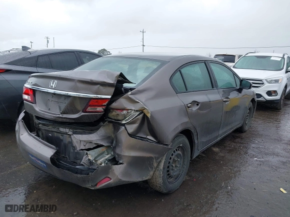 2015 Honda Civic Sedan LX with VIN 19XFB2F5XFE257489, listed as a IAAI auction lot 41796074 with 296,903 mi miles. Bid and sale history available at carsss.com. Image 6.