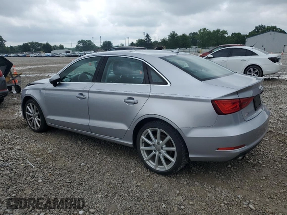 2015 Audi A3 Premium Plus with VIN WAUEFGFF9F1132439, listed as a Copart auction lot 61410465 with 76,693 mi miles and Salvage title. Bid and sale history available at DreamBid. Image 2.