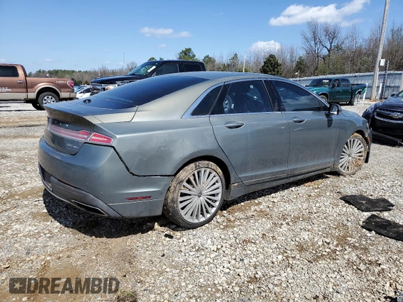 2017 Lincoln MKZ Reserve with VIN 3LN6L5F91HR639287, listed as a Copart auction lot 48975645 with Not provided miles and Salvage title. Bid and sale history available at DreamBid. Image 3.