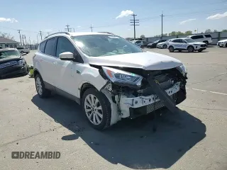 2017 Ford Escape Titanium with VIN 1FMCU9J90HUD28716, listed as a Copart auction lot 53694635 with 90,484 mi miles and Salvage Title. Bid and sale history available at carsss.com. Image 12.