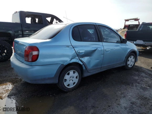 2002 Toyota ECHO with VIN JTDBT123720249895, listed as a Copart auction lot 46116705 with 304094 miles and Salvage Title. Bid and sale history available at carsss.com. Image 3.