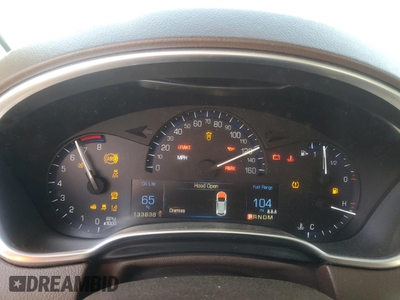 2015 Cadillac SRX Premium Collection with VIN 3GYFNDE39FS623425, listed as a Copart auction lot 47740135 with 133,838 mi miles and Salvage title. Bid and sale history available at DreamBid. Image 9.