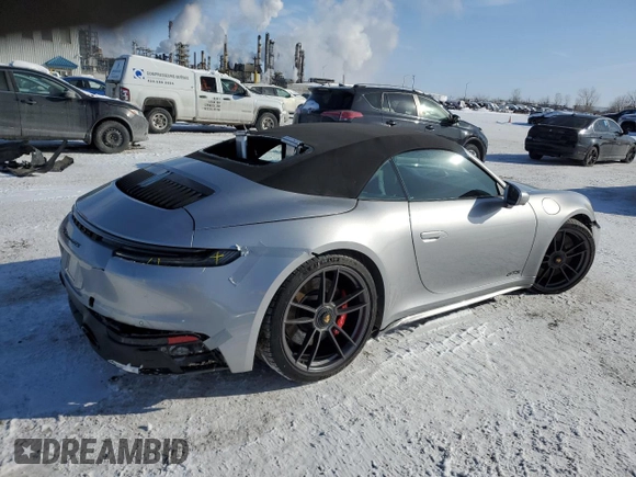 2023 Porsche 911 Carrera S with VIN WP0CB2A95PS248159, listed as a Copart auction lot 45009365 with 6,976 mi miles and Salvage Title. Bid and sale history available at carsss.com. Image 3.
