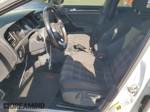 2017 Volkswagen Golf GTI S with VIN 3VW5T7AU5HM001853, listed as a Copart auction lot 48557454 with 84,868 mi miles and Salvage Title. Bid and sale history available at carsss.com. Image 7.